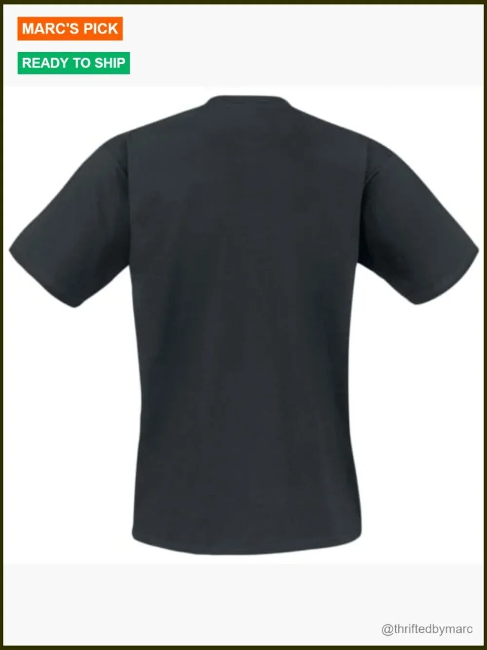 Classic Fit Men's Short Sleeve Crew Neck Band T-Shirt